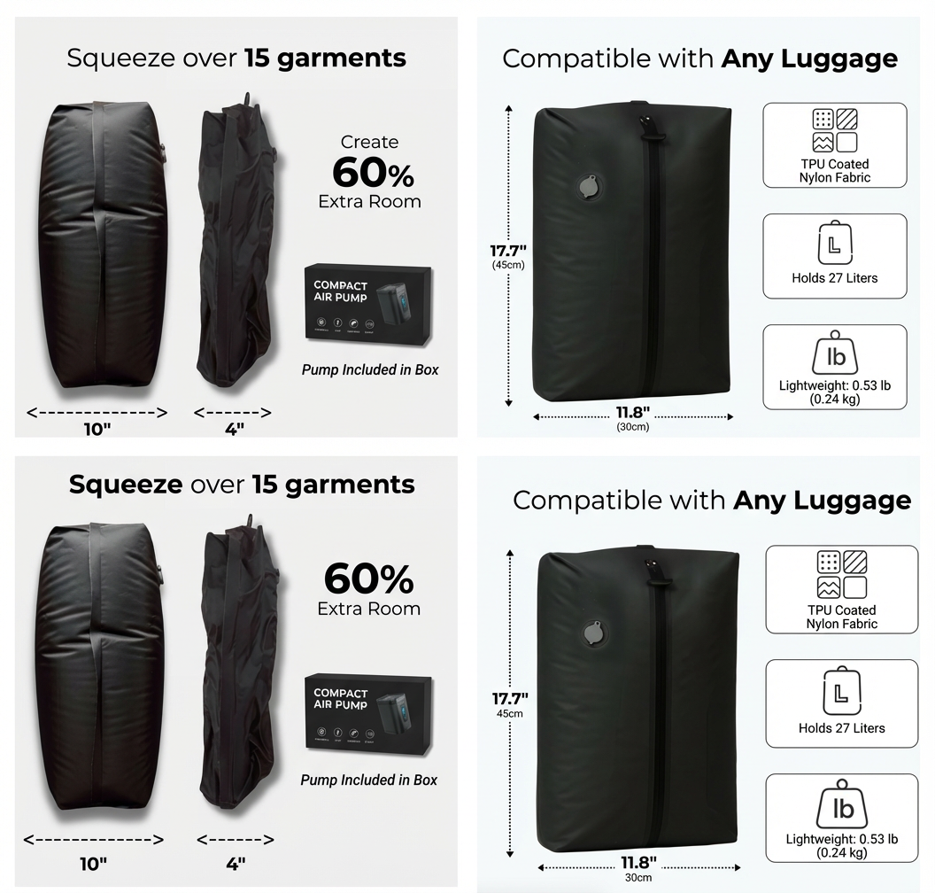 2PackBag™ - Pack More, Pay Less
