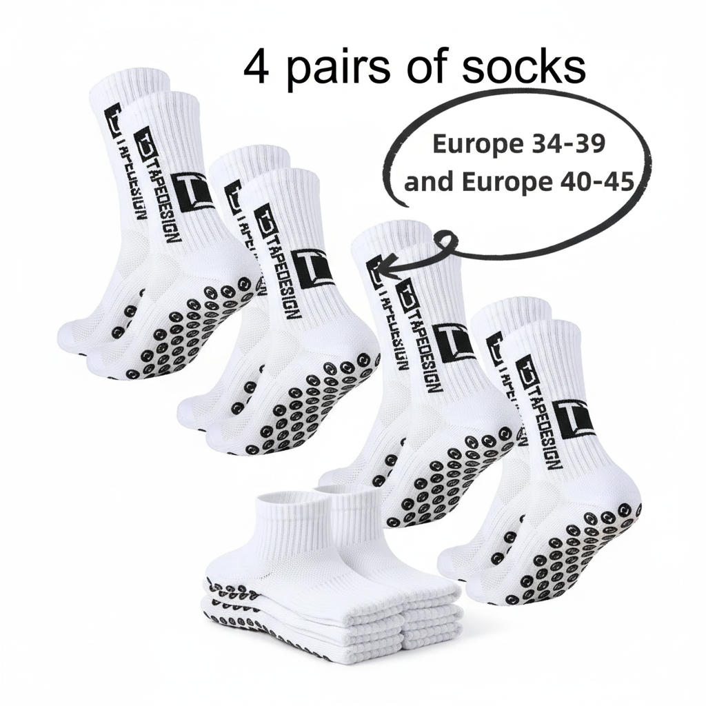 4 paires chaussettes foot